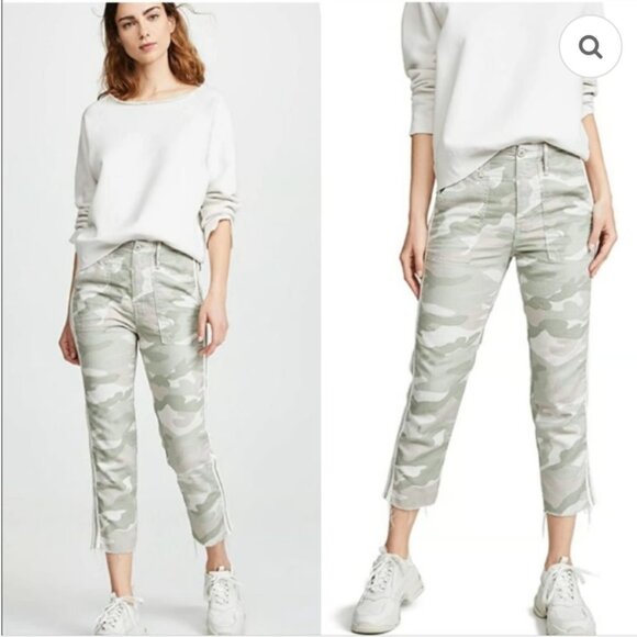 MOTHER Pants - Mother The Shaker‎ Cropped Camo Pant